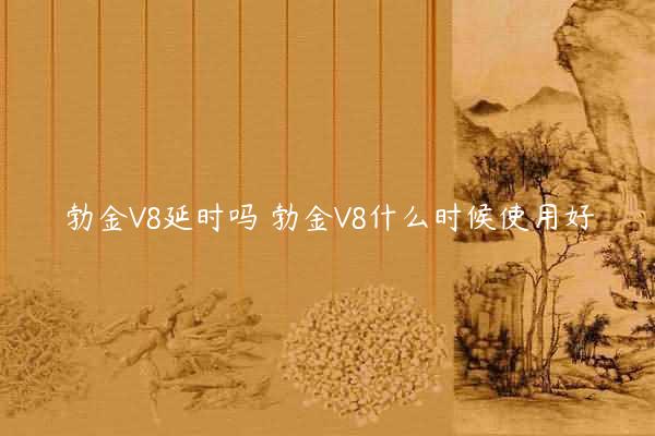 勃金V8延时吗 勃金V8什么时候使用好