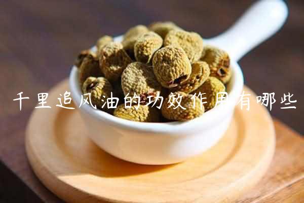 千里追风油的功效作用有哪些