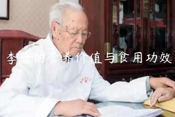 李子的营养价值与食用功效