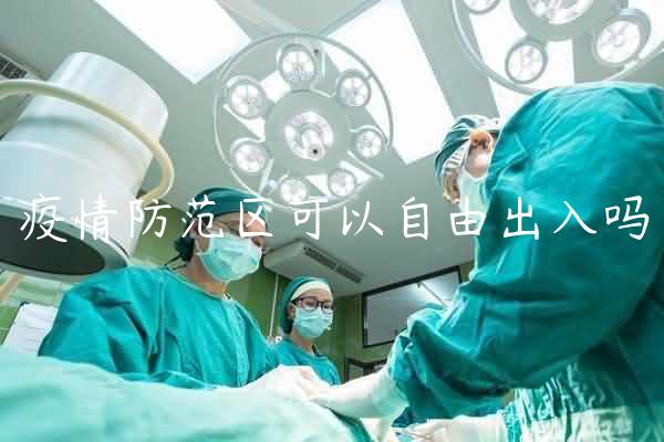 疫情防范区可以自由出入吗