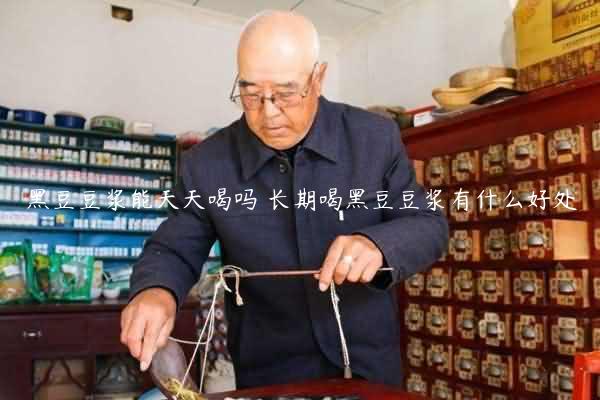 黑豆豆浆能天天喝吗 长期喝黑豆豆浆有什么好处