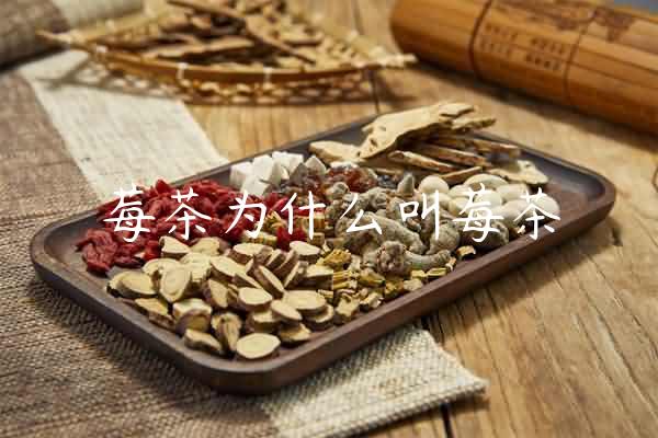 莓茶为什么叫莓茶