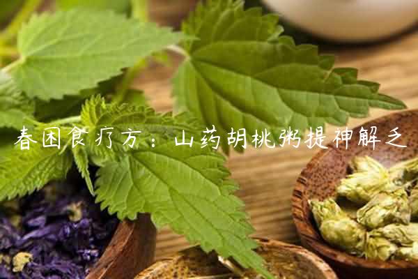 春困食疗方：山药胡桃粥提神解乏